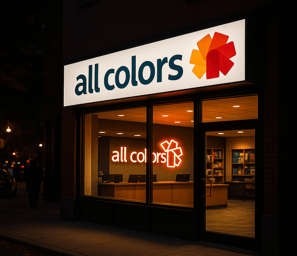 Aviso en Caja Luminosa