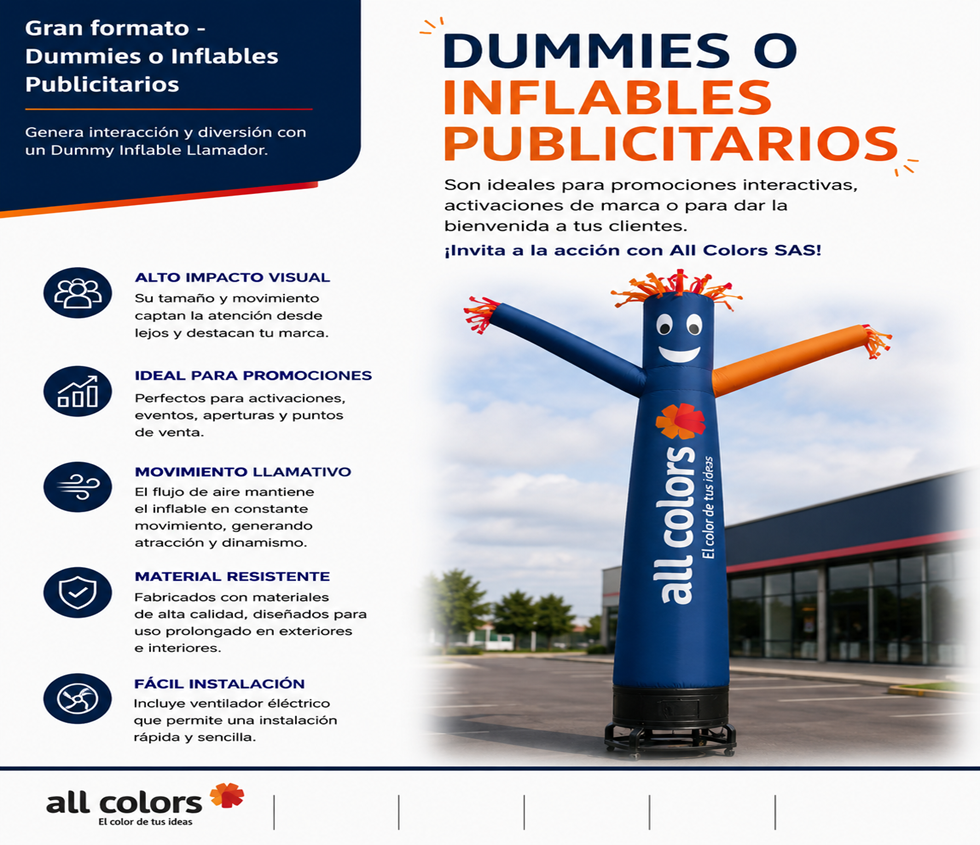 Dummy Inflable Llamador